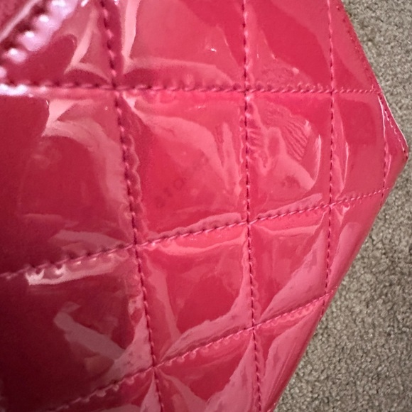 💯Authentic Chanel deep raspberry pink long wallet 💗💗 with authenticity cert. - Picture 12 of 15